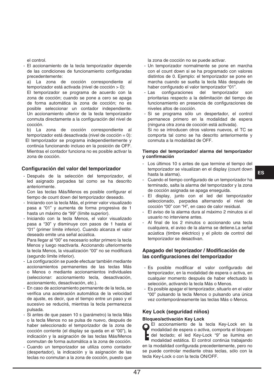 Baumatic BHTP400SS User Manual | Page 47 / 68