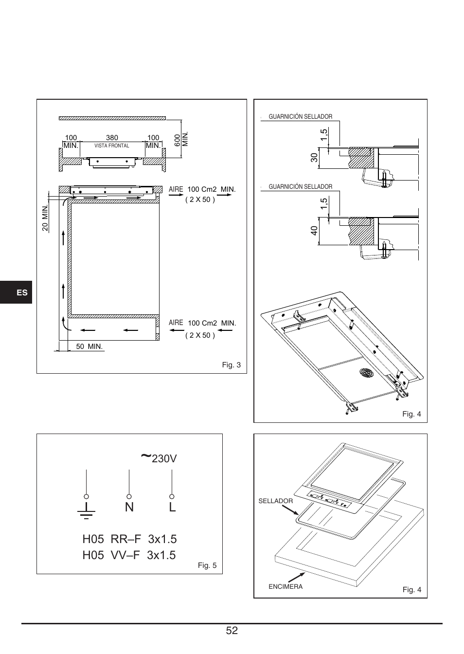 230v | Baumatic BHTP400SS User Manual | Page 52 / 68