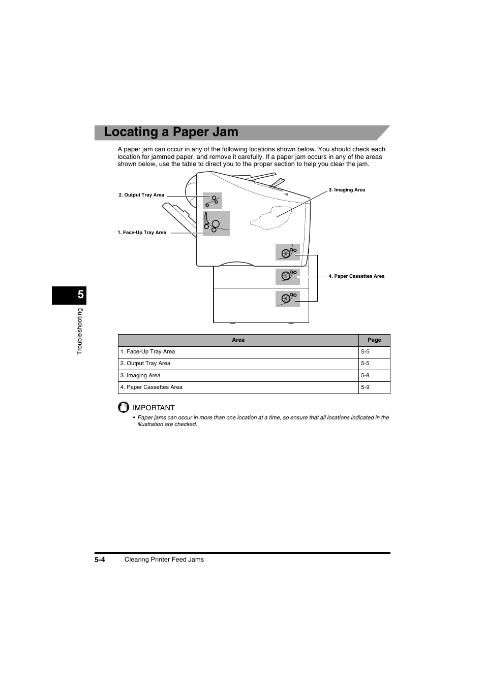 Locating a paper jam | Canon FAX-L2000IP  EN User Manual | Page 102 / 108