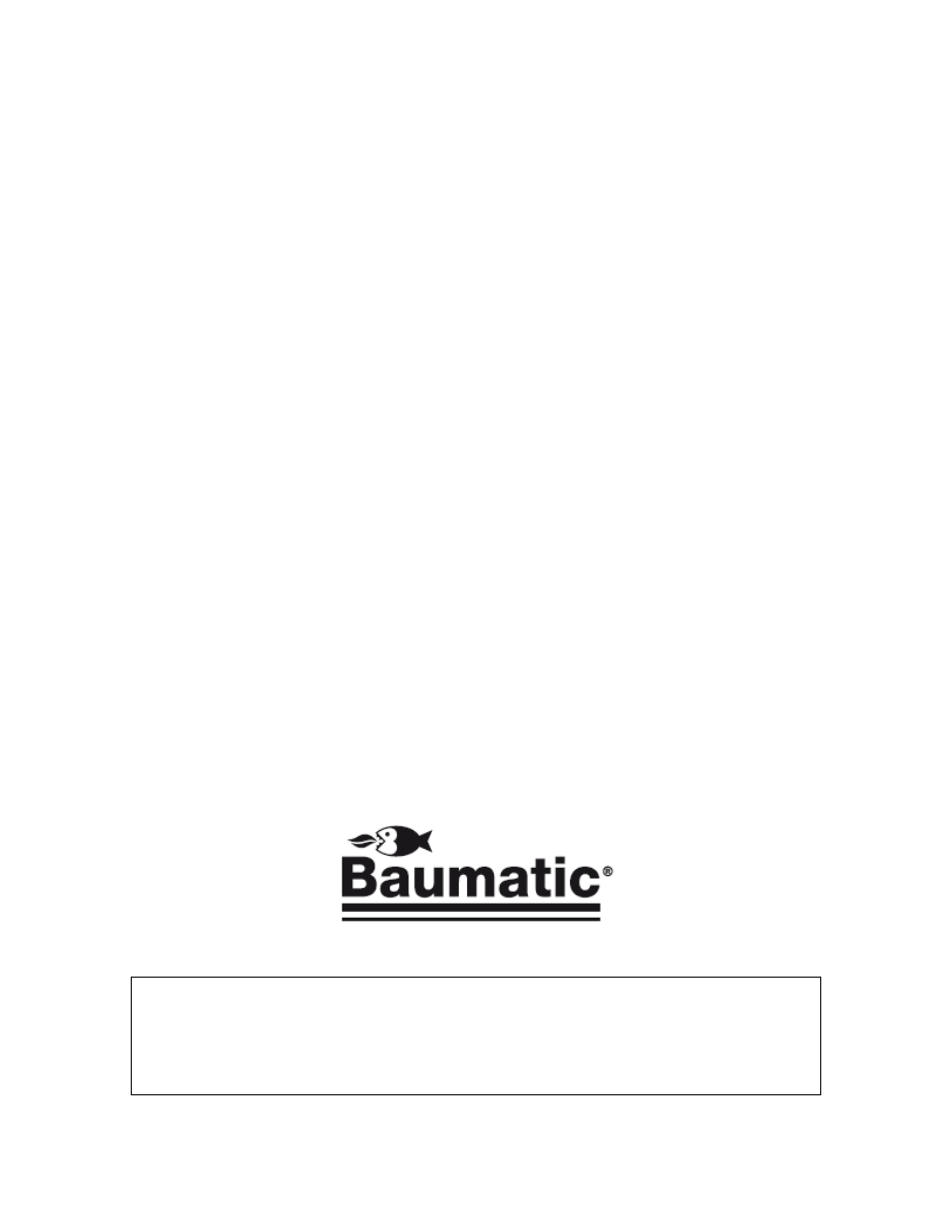 Bhc310, User manual for your baumatic | Baumatic BHC310 User Manual | Page 2 / 32