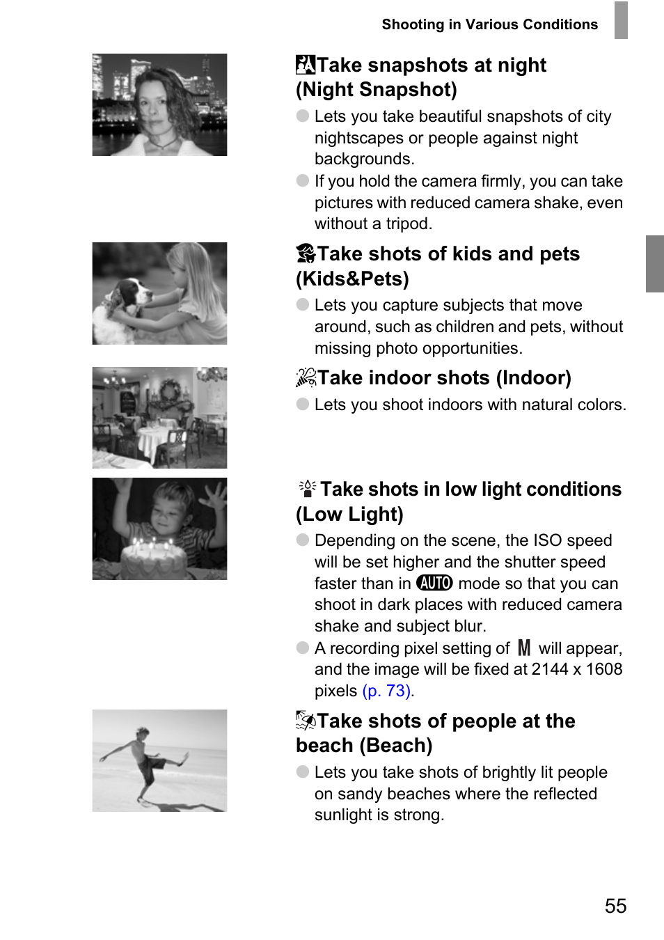 P. 55) | Canon 210 User Manual | Page 55 / 176