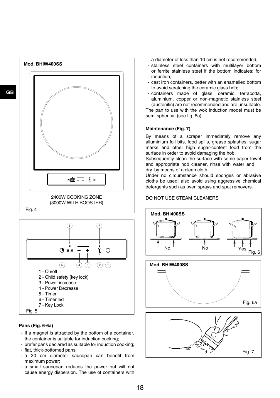 Baumatic BHIW400SS User Manual | Page 19 / 68
