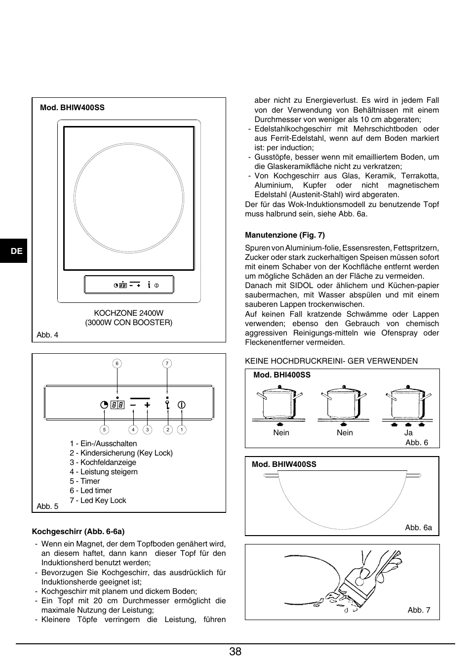 Baumatic BHIW400SS User Manual | Page 39 / 68
