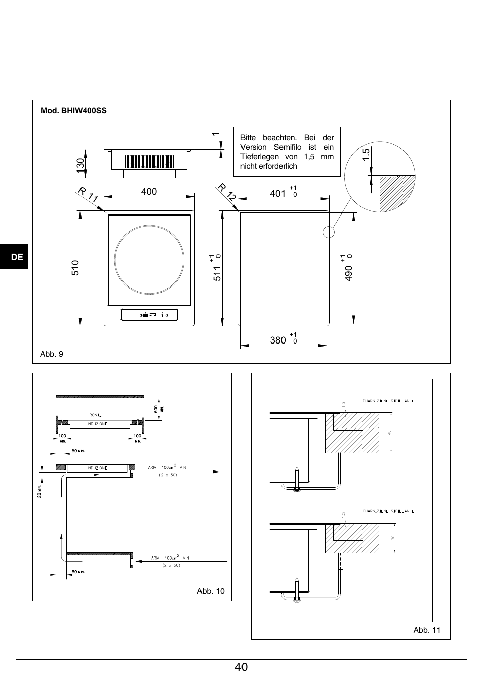 Baumatic BHIW400SS User Manual | Page 41 / 68
