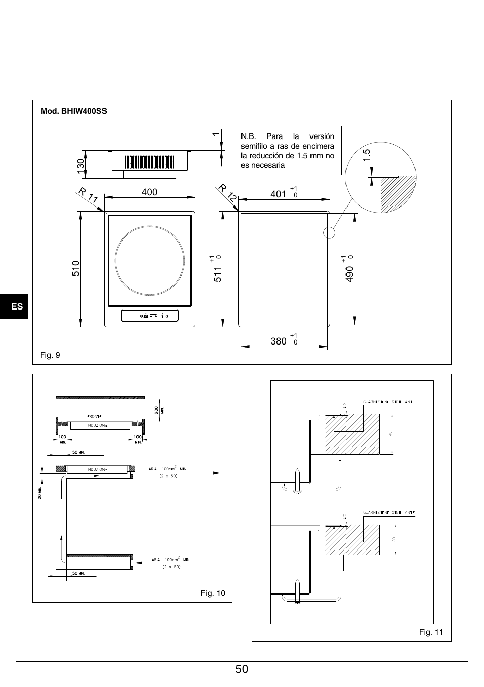 Baumatic BHIW400SS User Manual | Page 51 / 68