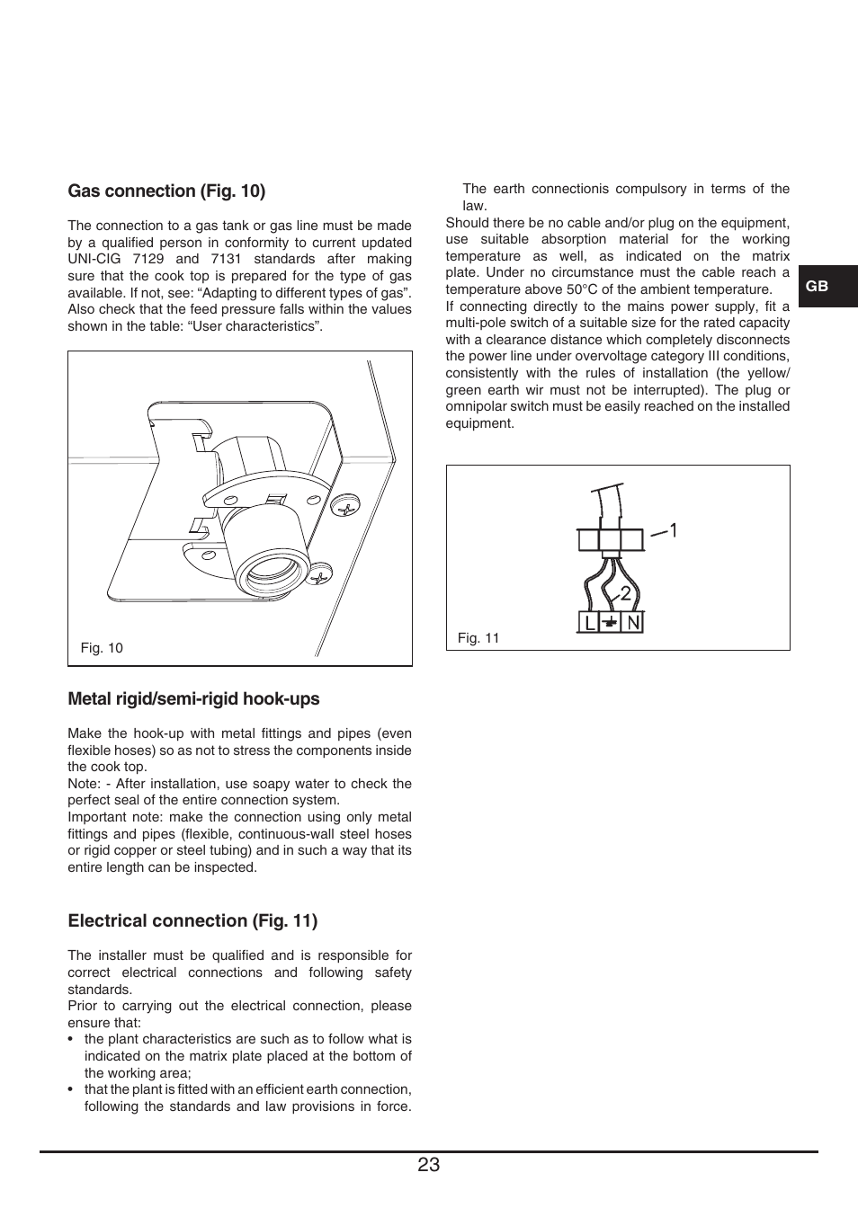 Baumatic BHG112SS User Manual | Page 23 / 76
