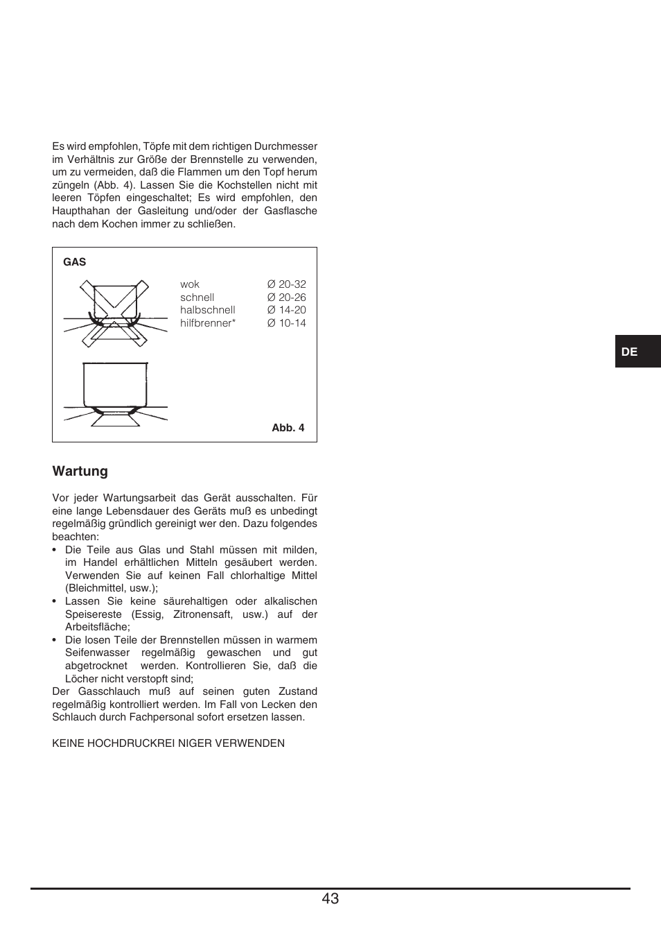 Baumatic BHG112SS User Manual | Page 43 / 76