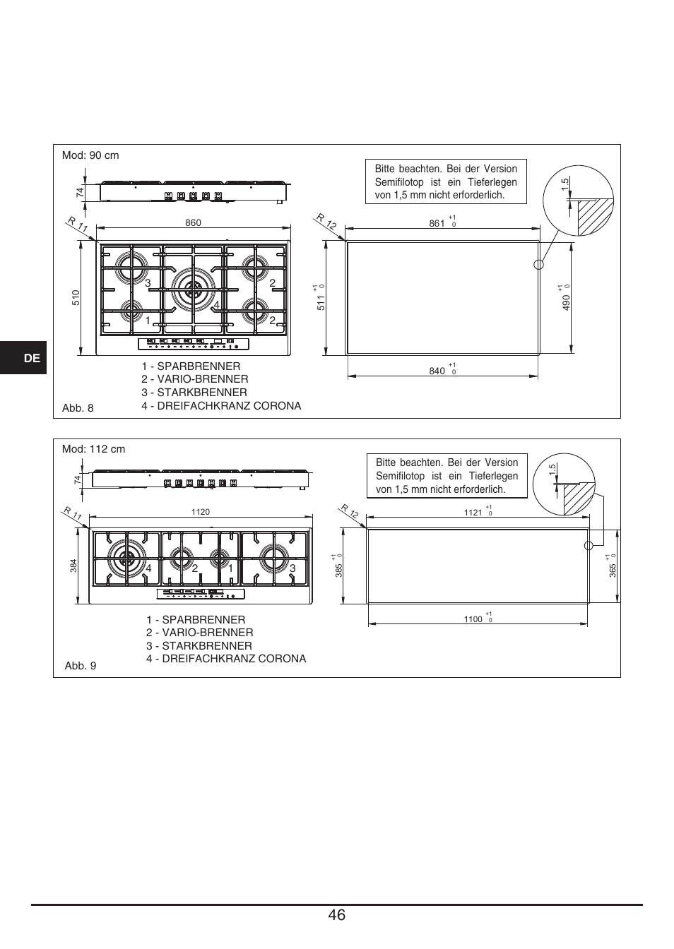 Baumatic BHG112SS User Manual | Page 46 / 76