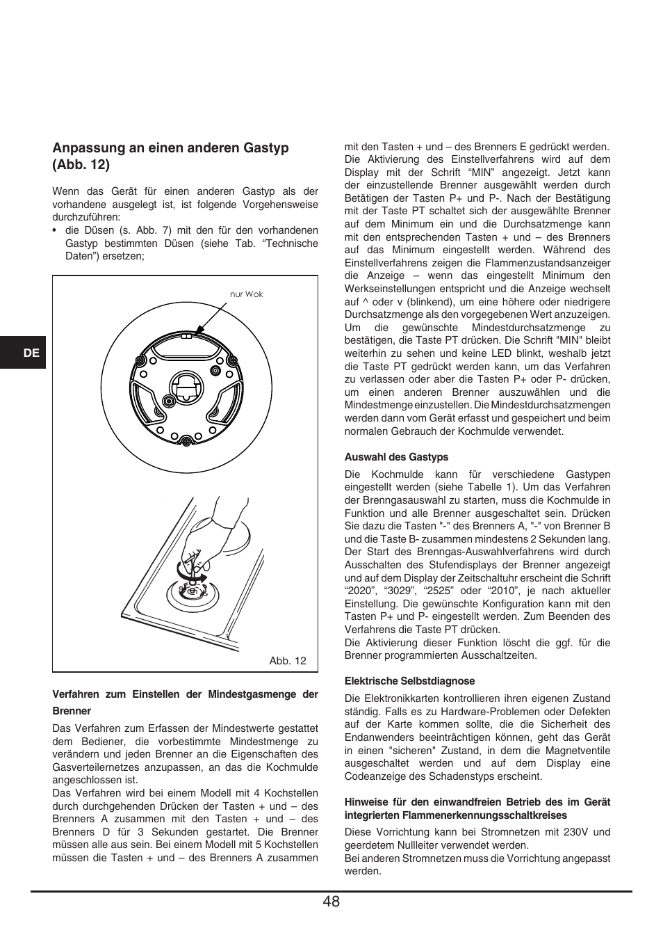 Baumatic BHG112SS User Manual | Page 48 / 76
