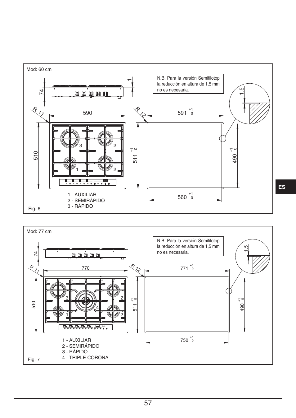 Baumatic BHG112SS User Manual | Page 57 / 76