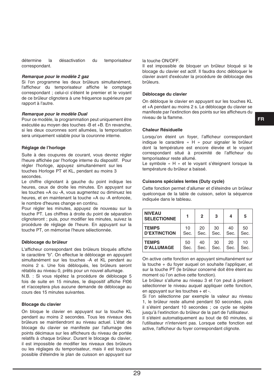 Baumatic BHG400SS User Manual | Page 29 / 76