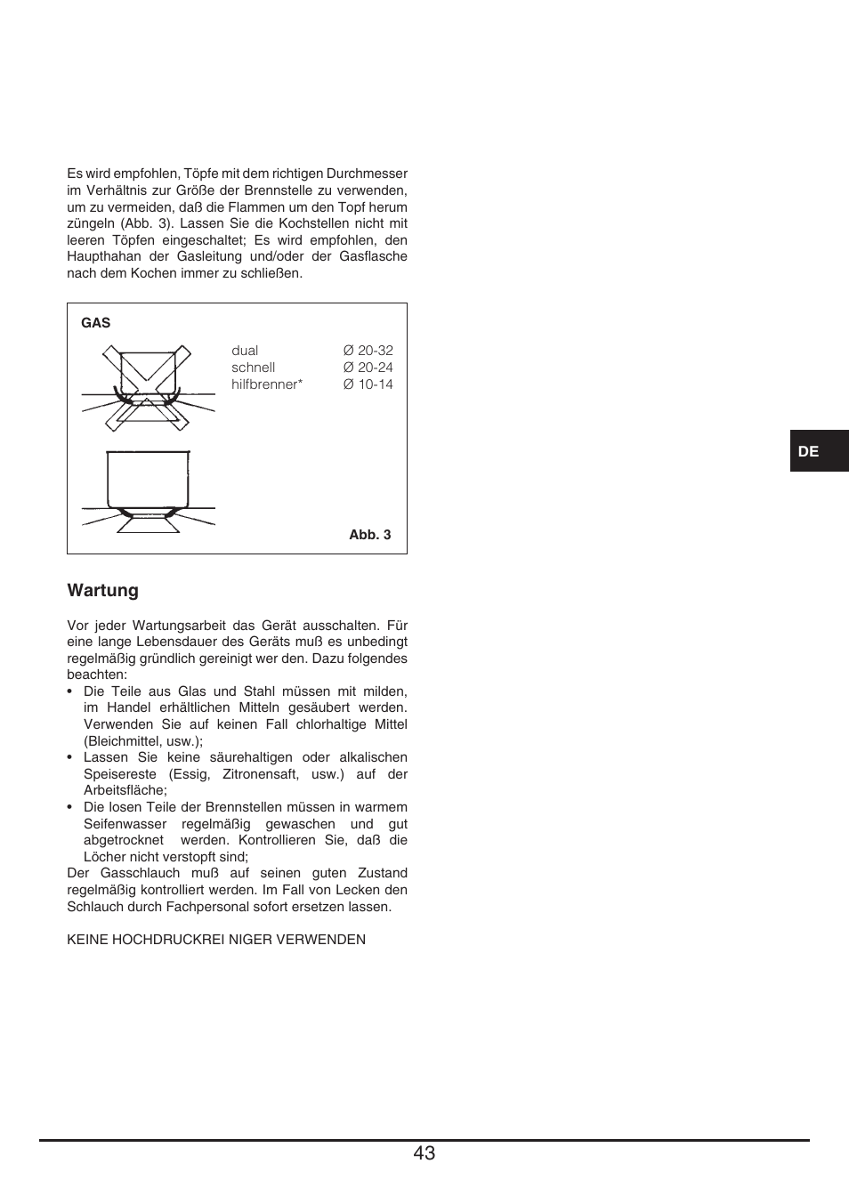 Baumatic BHG400SS User Manual | Page 43 / 76