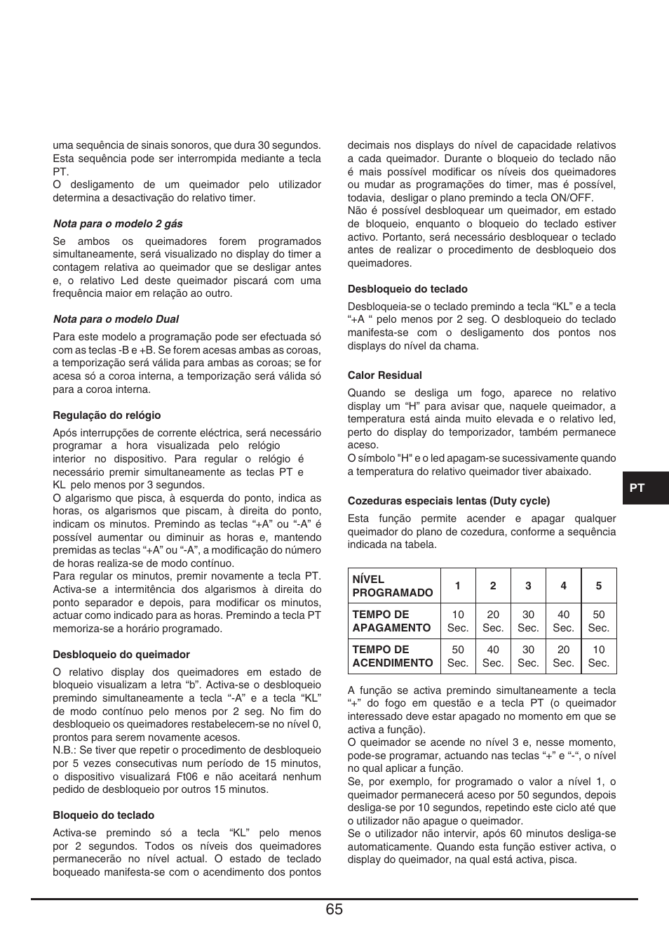 Baumatic BHG400SS User Manual | Page 65 / 76