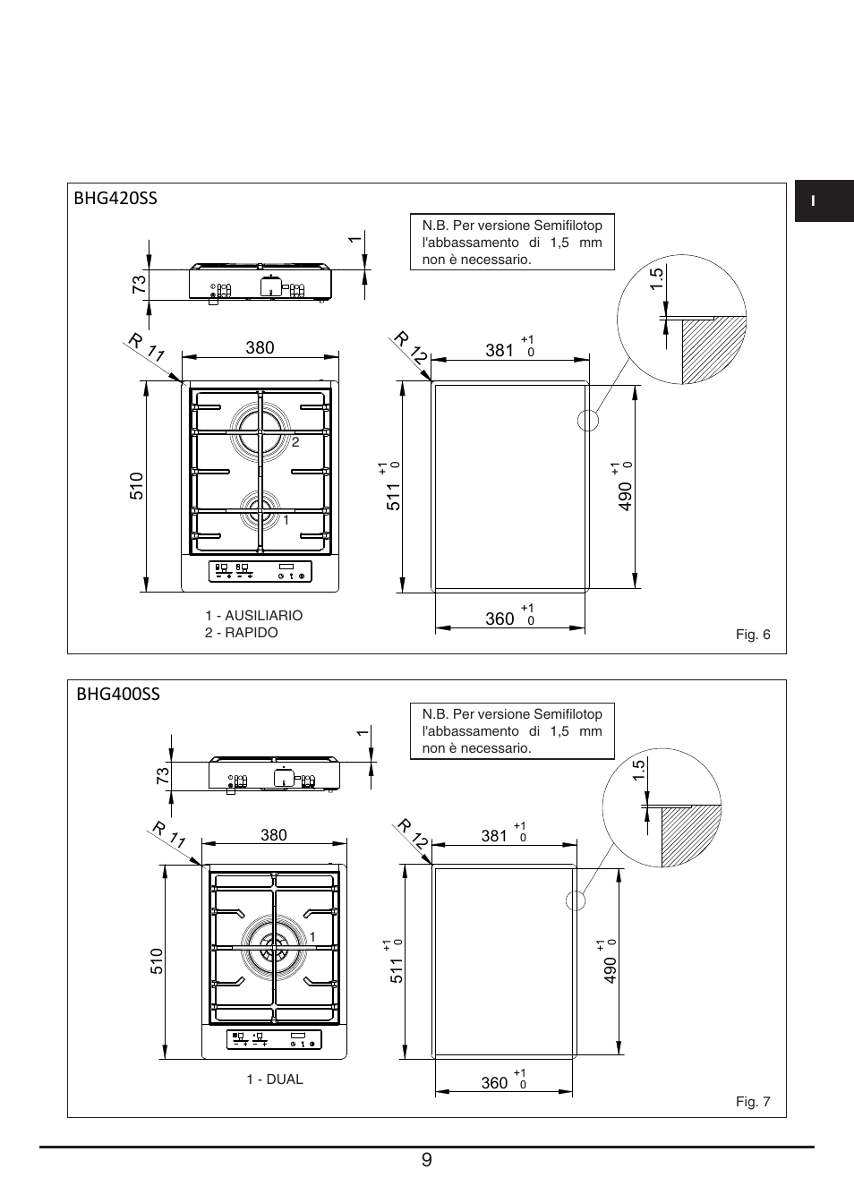 Baumatic BHG400SS User Manual | Page 9 / 76