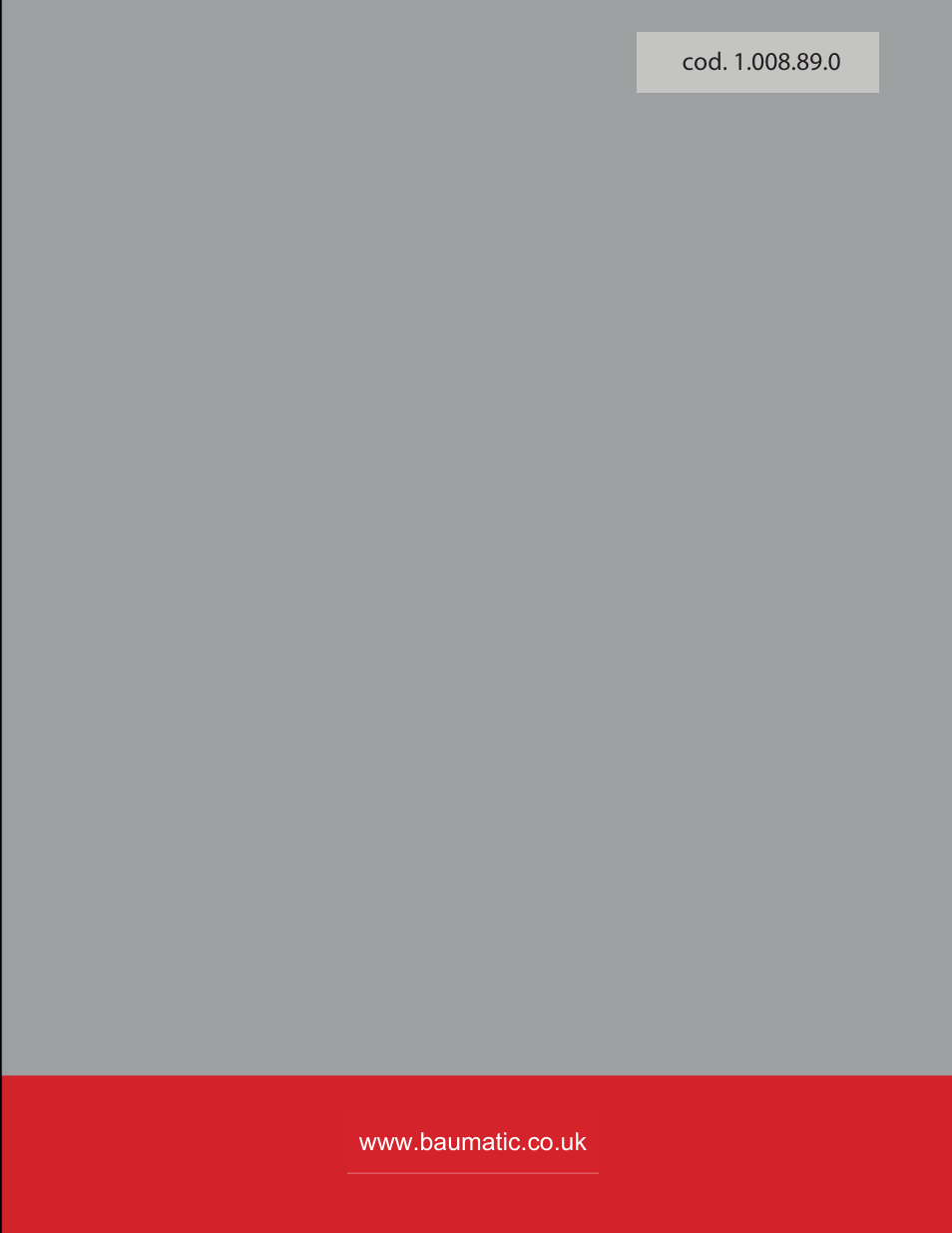 Baumatic BHG900.5SS User Manual | Page 36 / 36