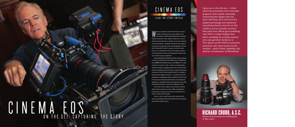 Richard crudo, a.s.c | Canon EOS C300 PL User Manual | Page 4 / 19