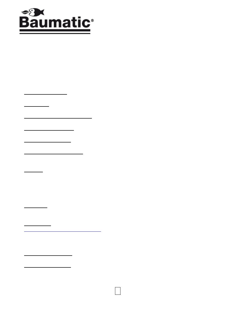 Baumatic BMGI250SS User Manual | Page 23 / 24