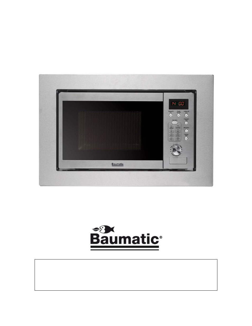 Bmm204ss, User manual for your baumatic, 20 litre microwave oven | Baumatic BMM204SS User Manual | Page 2 / 36