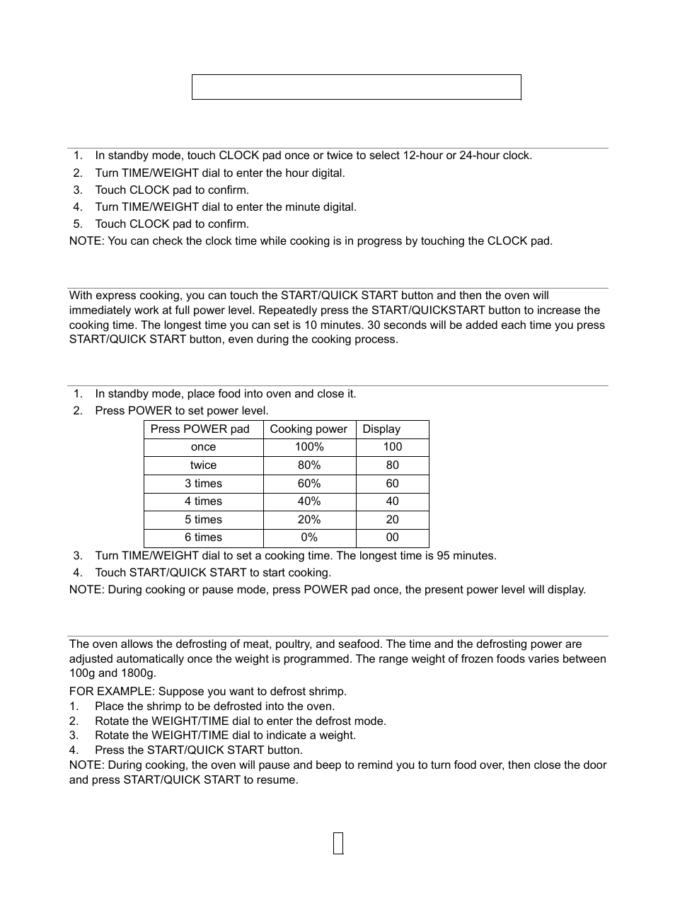 How to set the oven controls | Baumatic BMMI170SS User Manual | Page 10 / 20