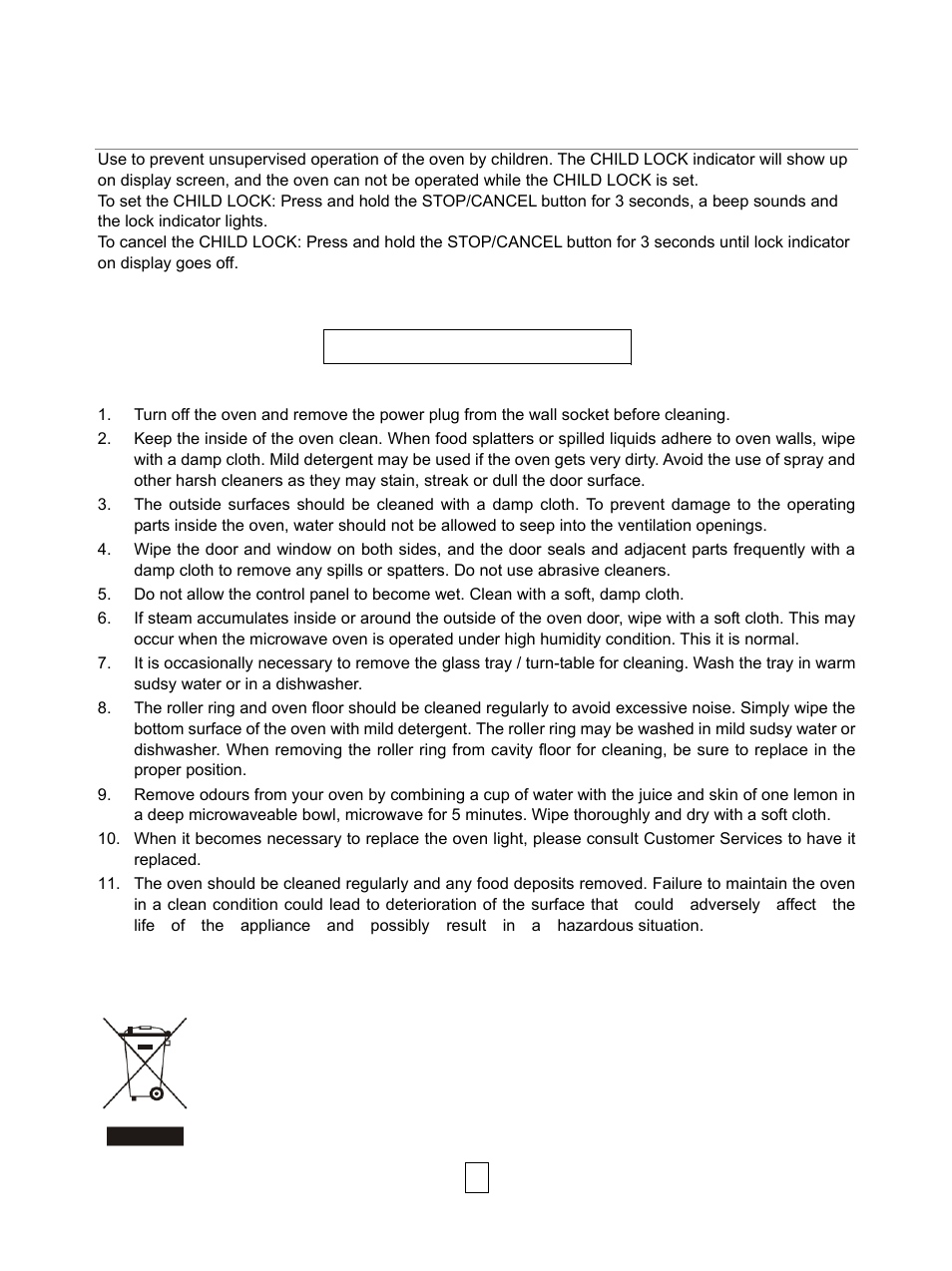 Cleaning and care | Baumatic BMMI170SS User Manual | Page 12 / 20