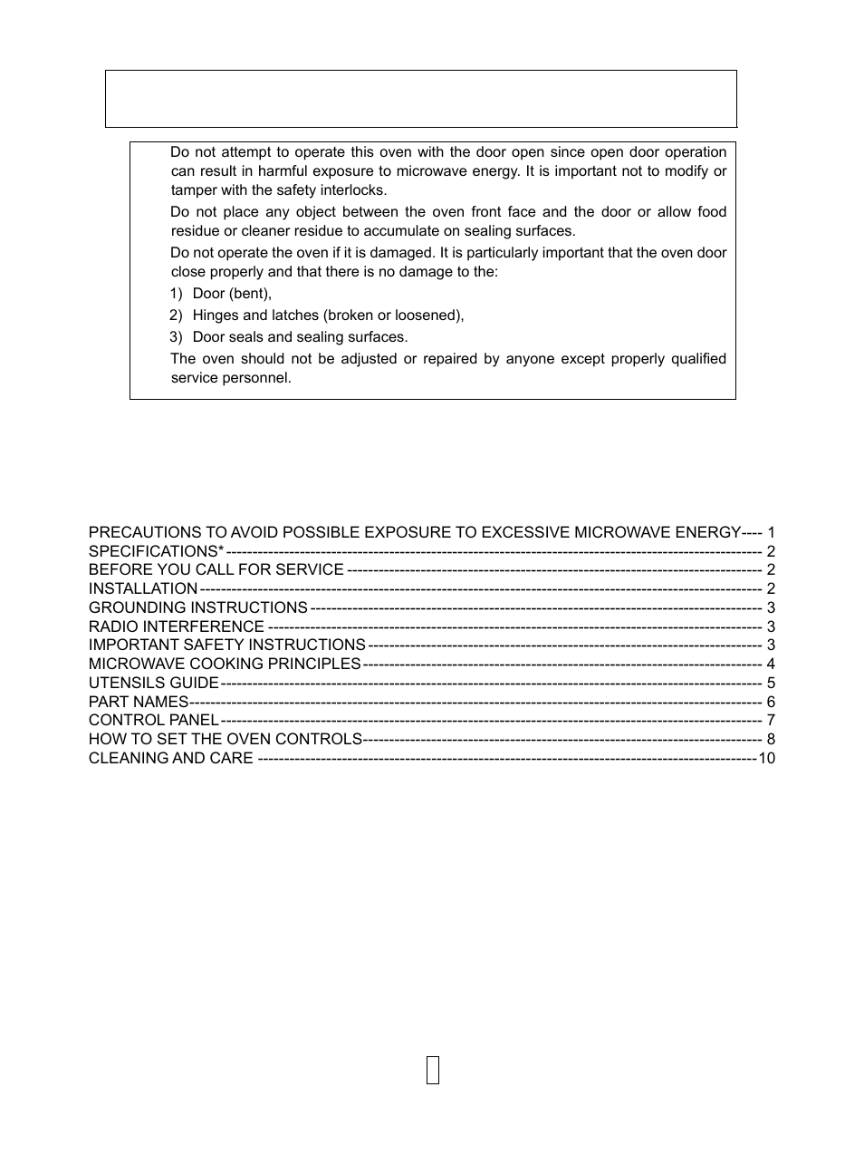 Baumatic BMMI170SS User Manual | Page 3 / 20