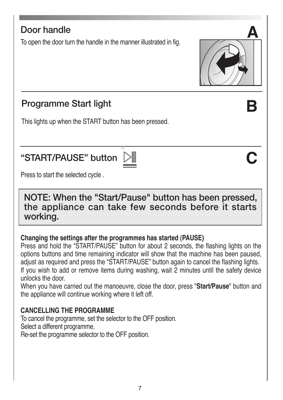 Baumatic BWMI1262DN1 User Manual | Page 7 / 36