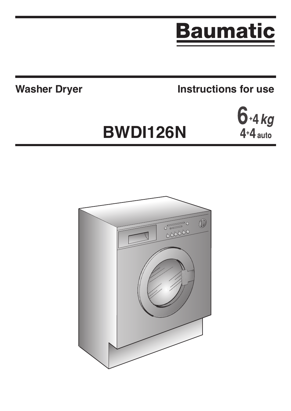Baumatic BWDI126N User Manual | 40 pages