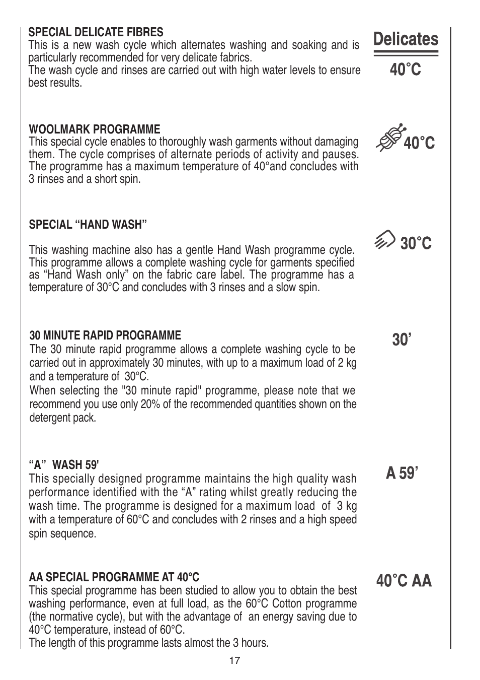 Baumatic BWDI126N User Manual | Page 17 / 40