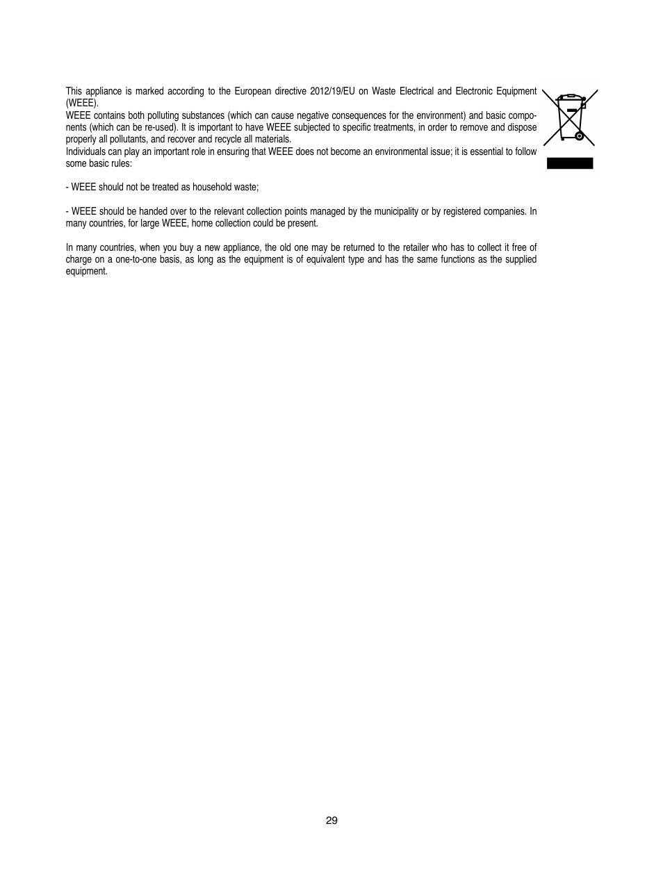 Baumatic BDIF612 User Manual | Page 29 / 32
