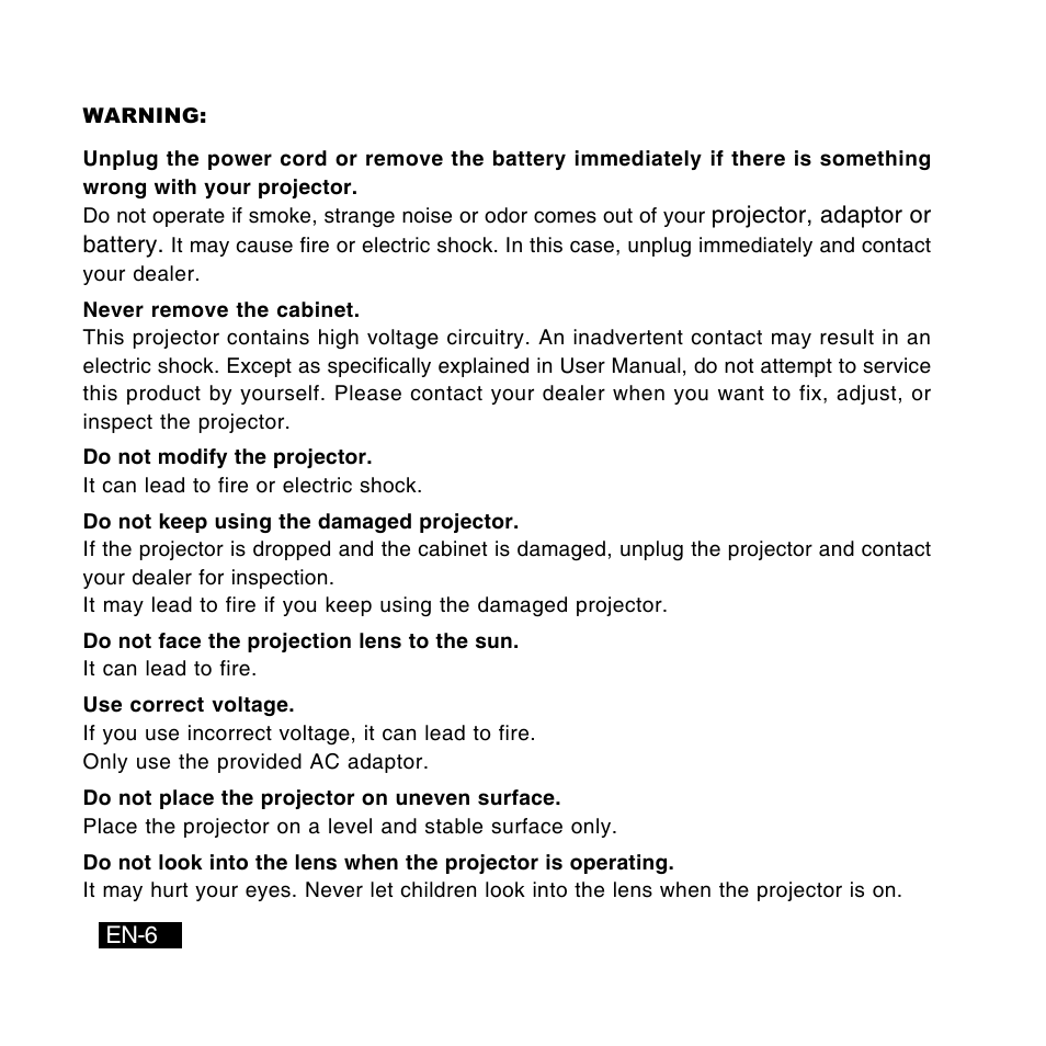 Canon DC-4381 User Manual | Page 6 / 40