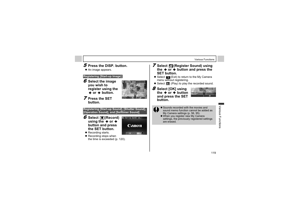 Canon A510 User Manual | Page 121 / 163