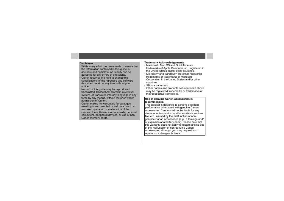 Canon A510 User Manual | Page 2 / 163