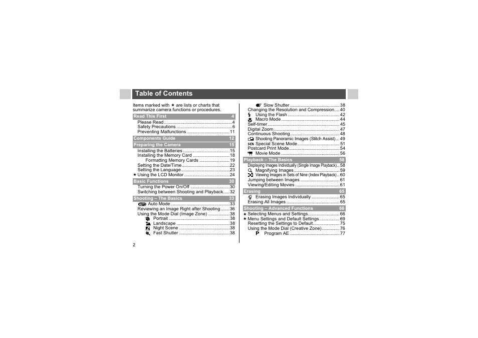 Canon A510 User Manual | Page 4 / 163
