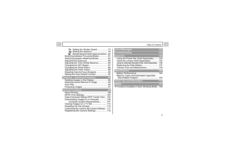 Canon A510 User Manual | Page 5 / 163