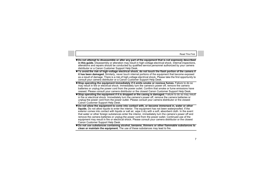 Canon A510 User Manual | Page 9 / 163
