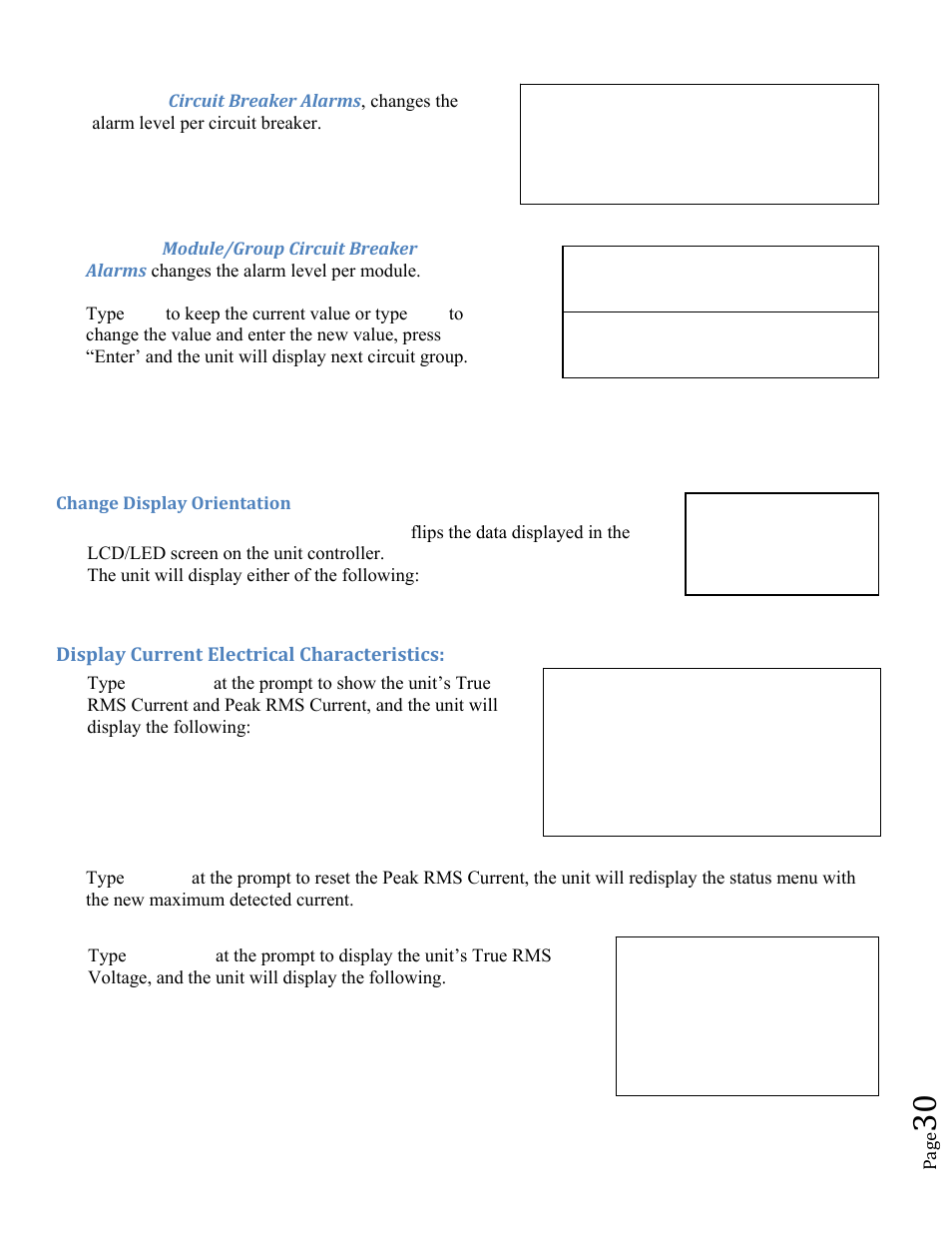 Default setting is 12.0 amps | BayTech MRP units 2012 User Manual | Page 30 / 67