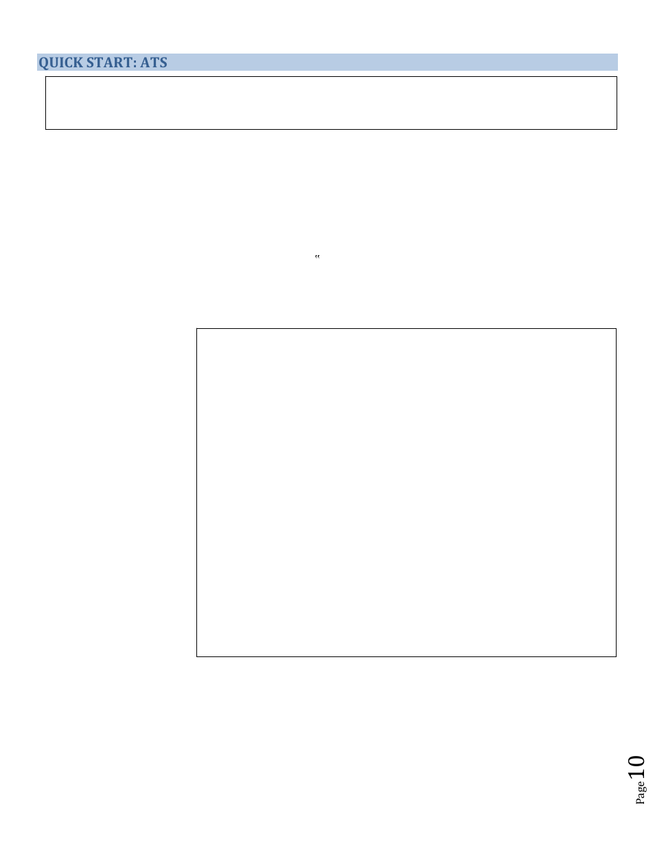Quick start: ats, Main control | BayTech ATS Power Switching units 2012 User Manual | Page 10 / 24