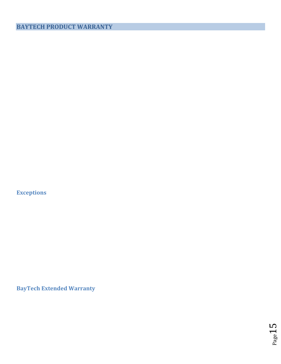 BayTech DS74 2012 User Manual | Page 15 / 17