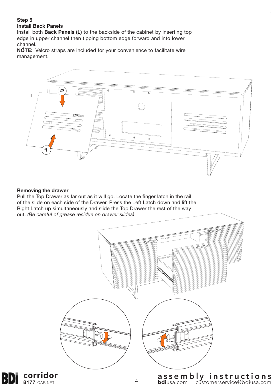 Corridor | BDI 8177 CORRIDOR User Manual | Page 4 / 5