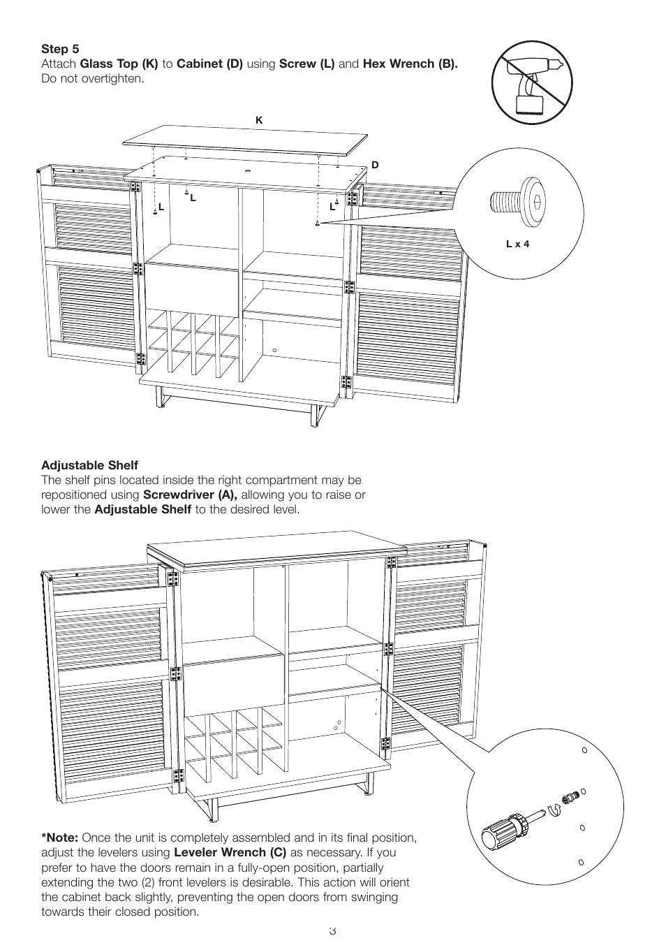 BDI 5620 CORRIDOR User Manual | Page 3 / 3