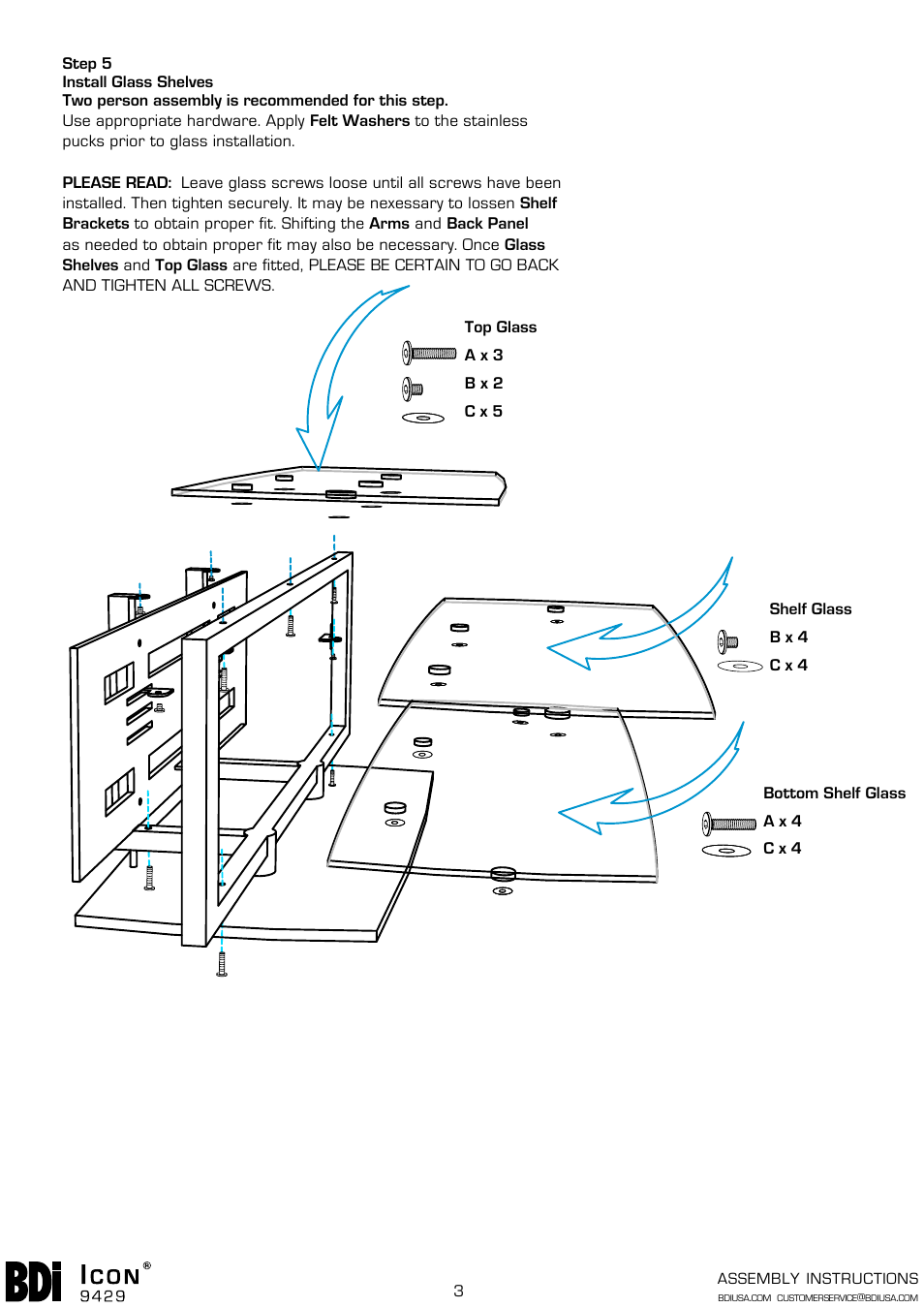 BDI 9429 Icon User Manual | Page 3 / 4