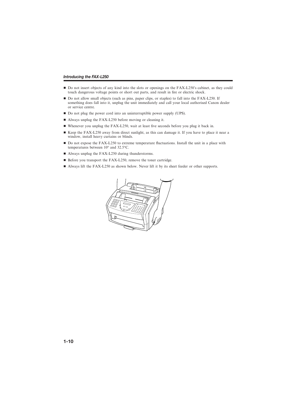 Canon L250 User Manual | Page 24 / 282