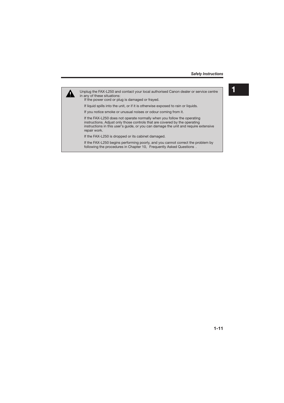 Canon L250 User Manual | Page 25 / 282