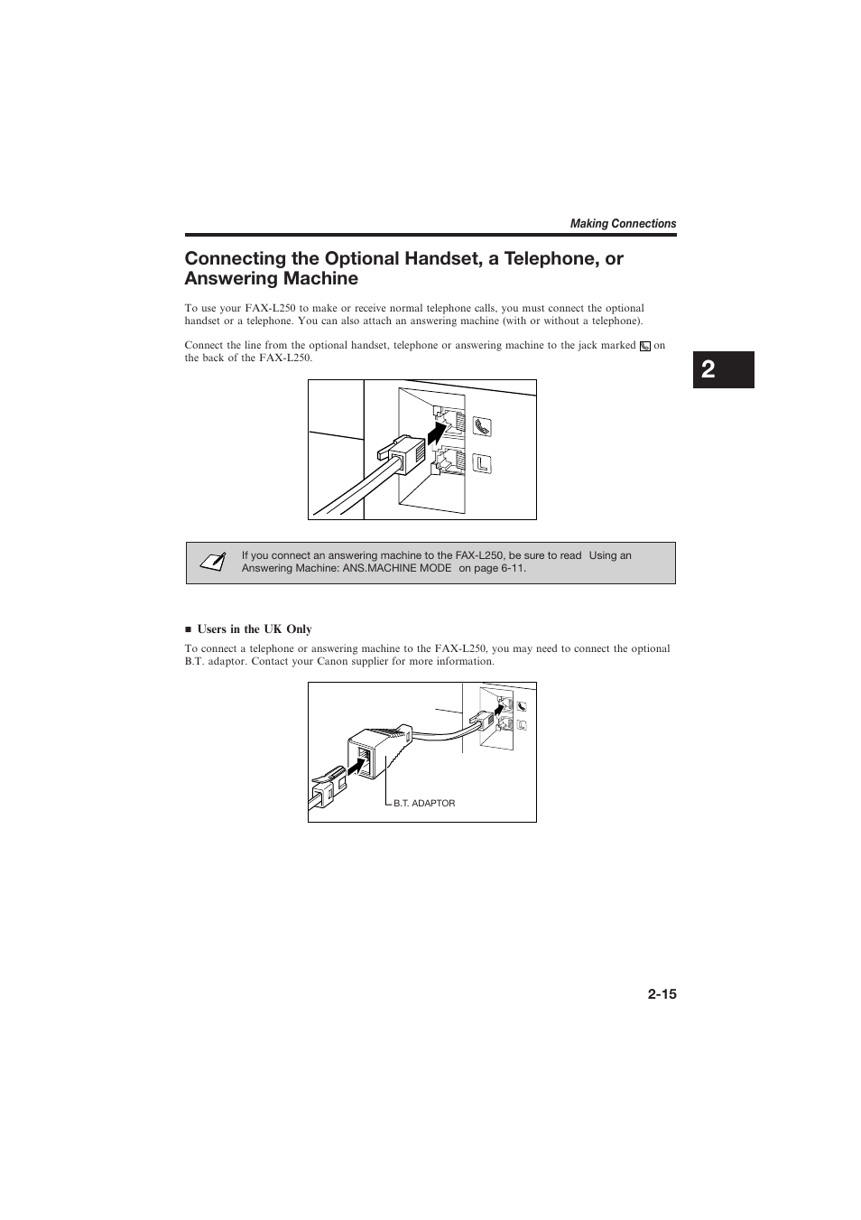 Canon L250 User Manual | Page 41 / 282