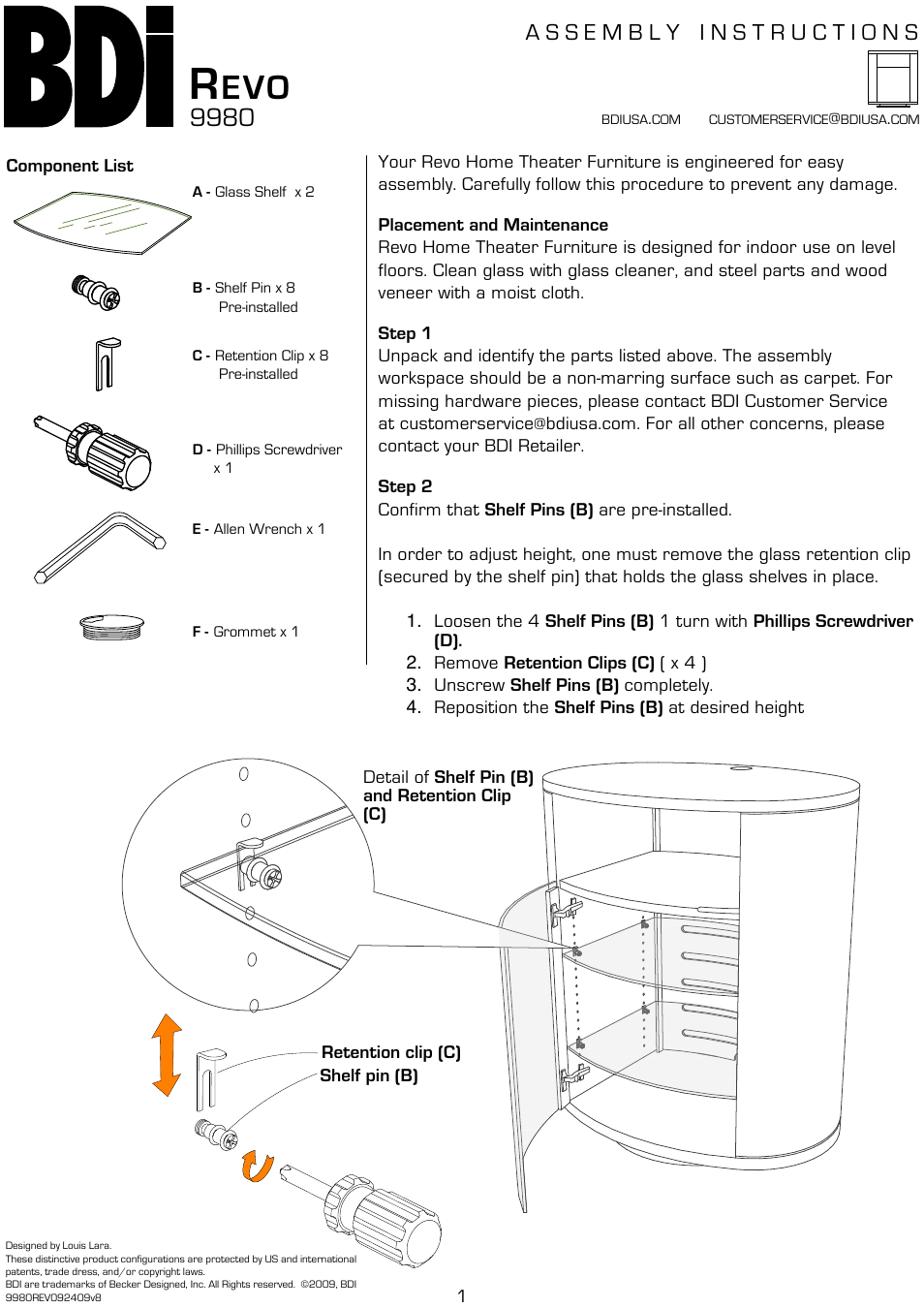 BDI 9980 REVO User Manual | 3 pages