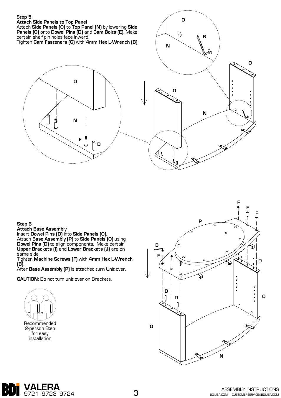 Valera | BDI 9721 VALERA User Manual | Page 3 / 4