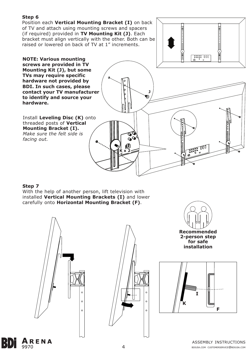 BDI 9970 ARENA User Manual | Page 4 / 5