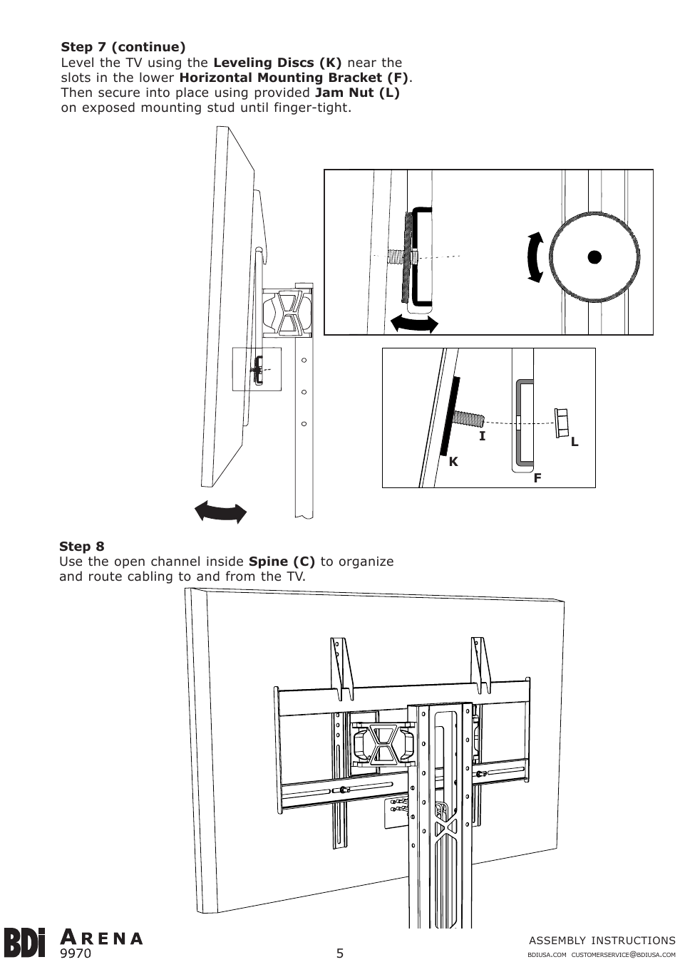 BDI 9970 ARENA User Manual | Page 5 / 5