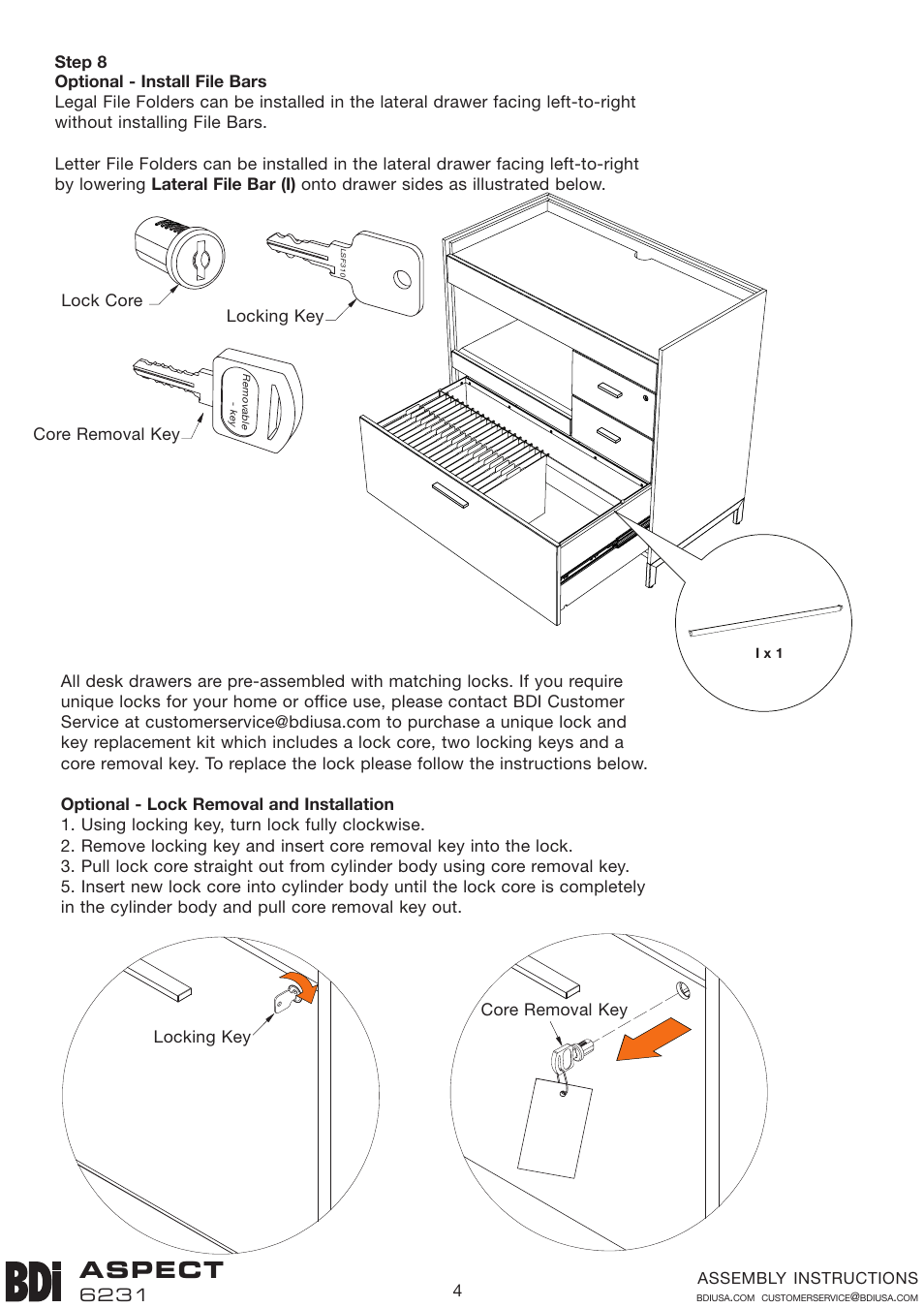 Aspect | BDI 6231 ASPECT User Manual | Page 4 / 4