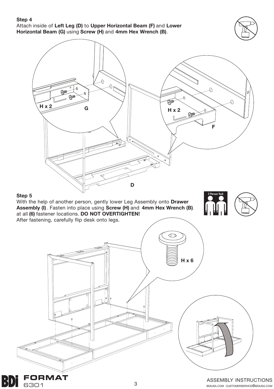 Format | BDI 6301 FORMAT User Manual | Page 3 / 5